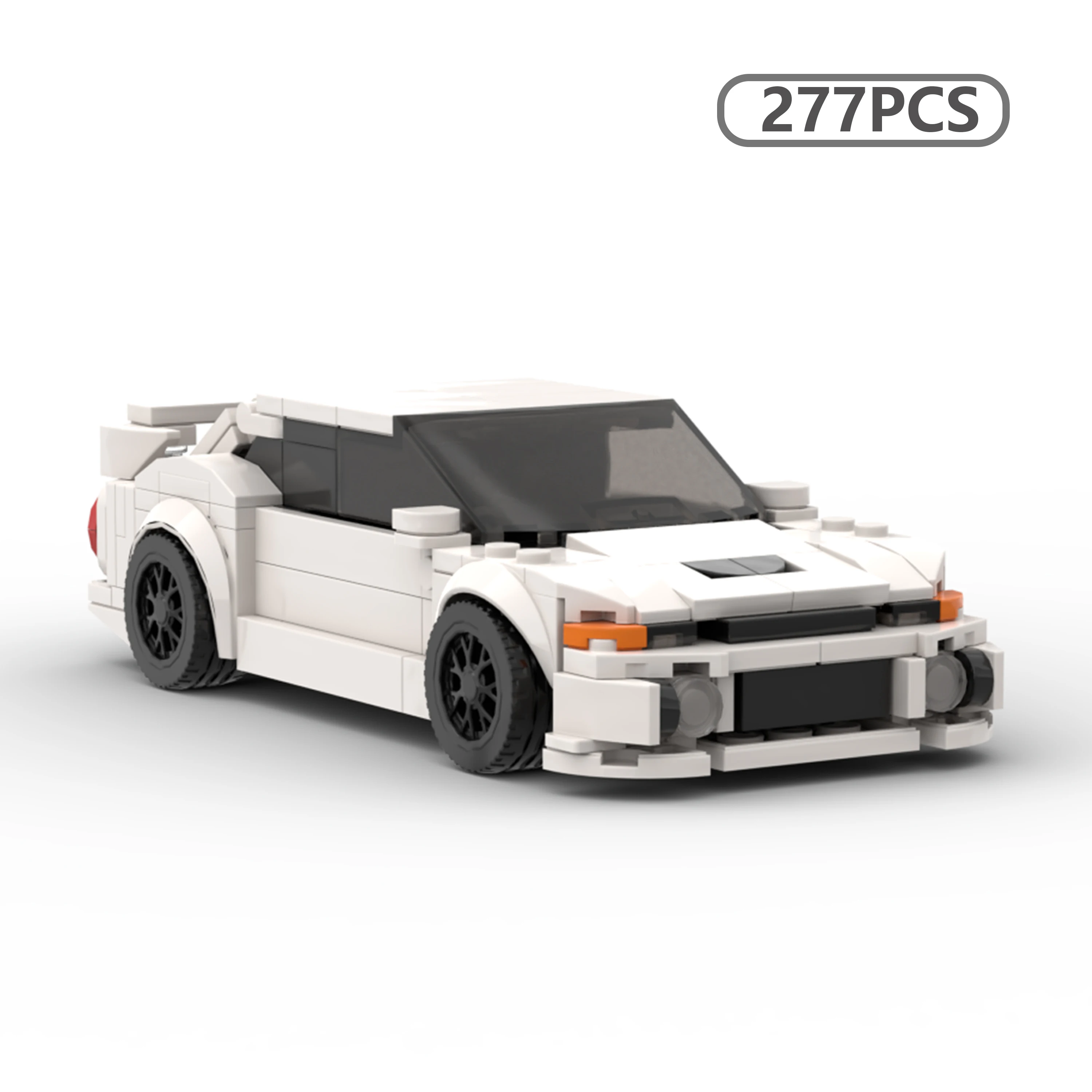 

MOC 62509 Evolution 5 Rally Car Building Blocks 8-Stud Speed Series Racing Model for Adults Collectors