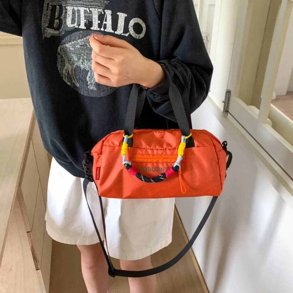 

Simple Lightweight Bowling Bag Leisure Adjustable Strap Nylon Crossbody Bag Large Capacity Casual Women's Handbags Outdoor