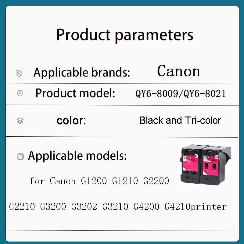 vilaxh QY6-8009 QY6-8021 Canon Print Head for Canon PixmaG1200 G1210 G2200 G2210 G3200 G3202 G3210 G4200 G4210printer