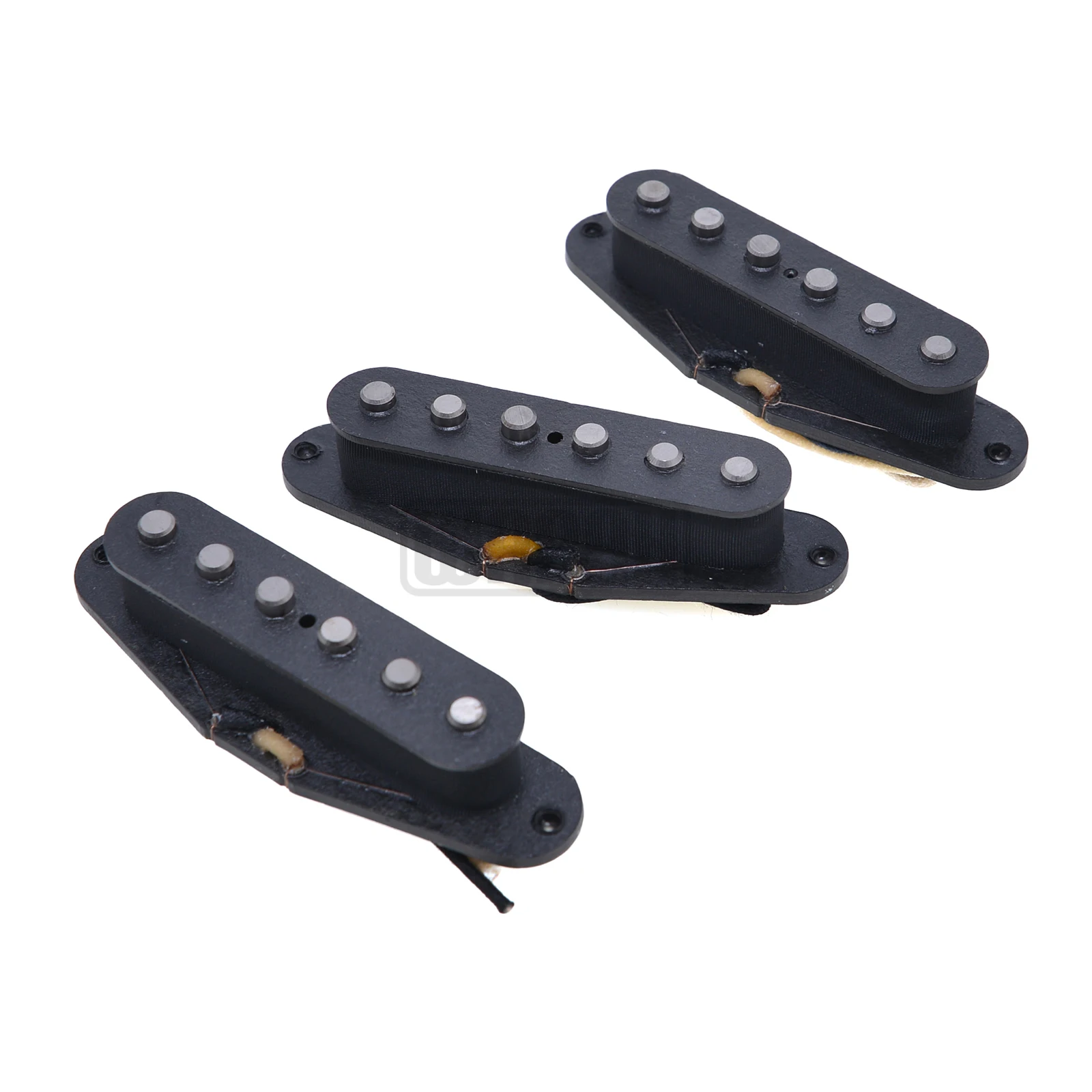 WAAAH White Cover City Limits SSS Alnico 5 Guitar Pickups Single Coil for ST Style Guitars N/M/B Pickup S.R.V Style Blues