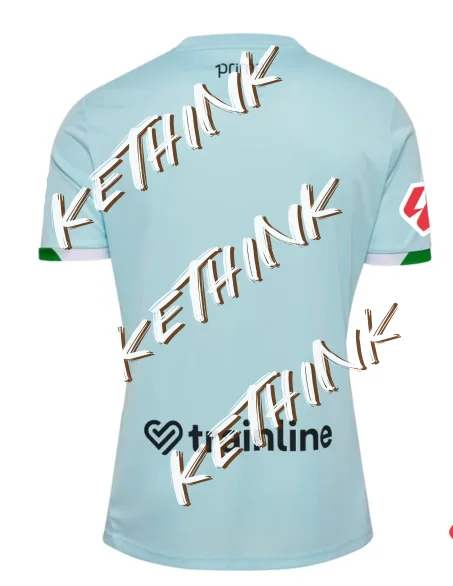 25-26 قمصان La Liga الجديدة، زي فريق l Betis، قمصان مطبوعة ثلاثية الأبعاد، قمصان رياضية للجنسين، قمصان أطفال