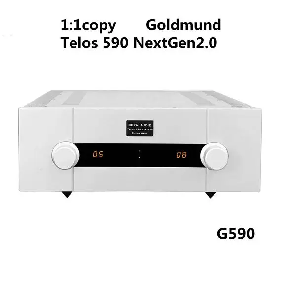 New power amplifier reference Goldmund Telos590 NextGen2.0 fever HIFI power amplifier