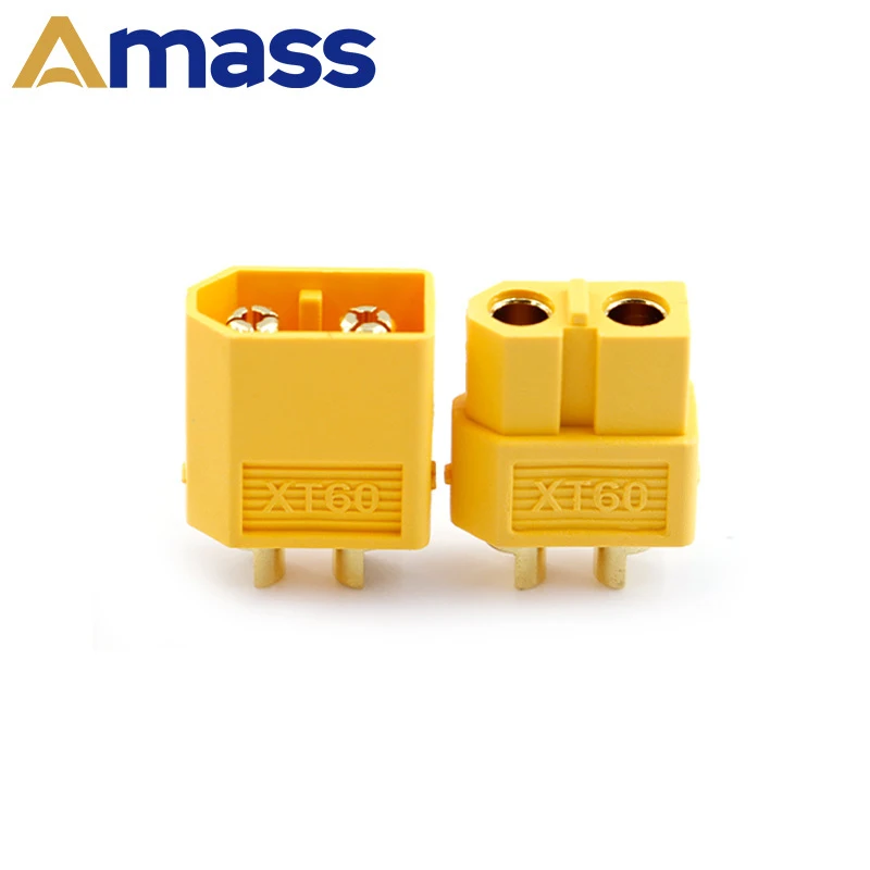 

Вилка Amass XT60 подходит для радиоуправляемой модели с дистанционным управлением, двигателя автомобильного дрона/ESC/литиевой батареи.
