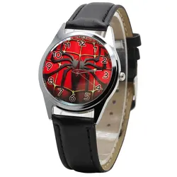 Reloj de cuarzo para niños, pulsera con dibujos de animales Araña, regalo, Kol Saati