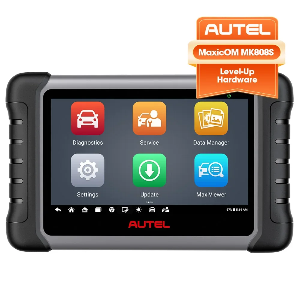 Autel MaxiCOM Mk808s MK808 S Obd2 Obd 2 Tool Engine Analyzer With All System And Full Service Functions Car Diagnostic Machine