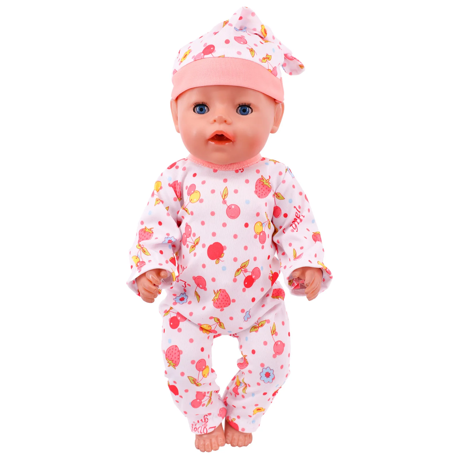 Ropa para muñecas, mono Pop + sombrero para muñeca Reborn de 43Cm y accesorios de ropa para muñecas americanas de 18 pulgadas, juguetes para niñas de nuestra generación