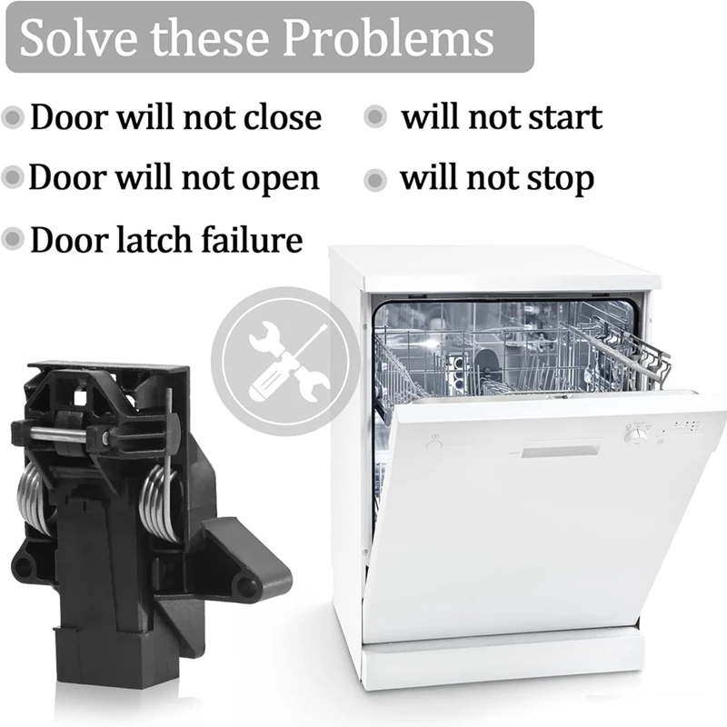 【Beliebt】 5304516818   Türriegel für Geschirrspüler für Frigidaire Electrolux Kenmore 154722401 , 154543901   EAP 12585469 ,PD 00044441 15475810