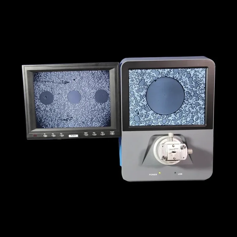 Two Magnications 400X 70X Multi Fiber Array FA MPO Patch Cord MT Ferrule PC APC Benchtop Desktop Fiber Integrated Microscope