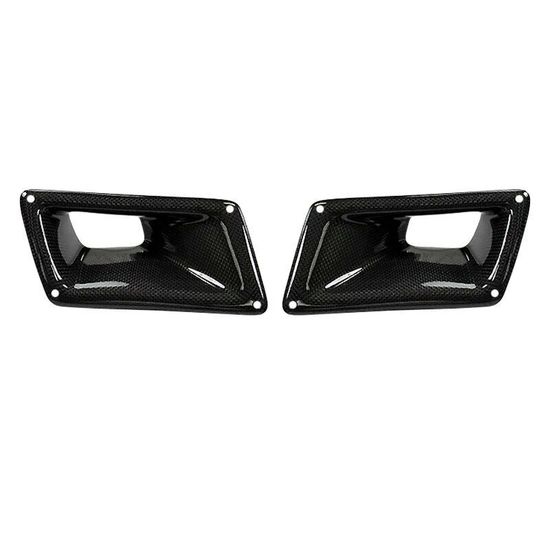 For Nissan 350Z Z33 2003-2009 Carbon Fiber Car Rear View Mirror Cover Air Outlet Vent Duct Front Bumper Bonnet Engine Hood Bezel