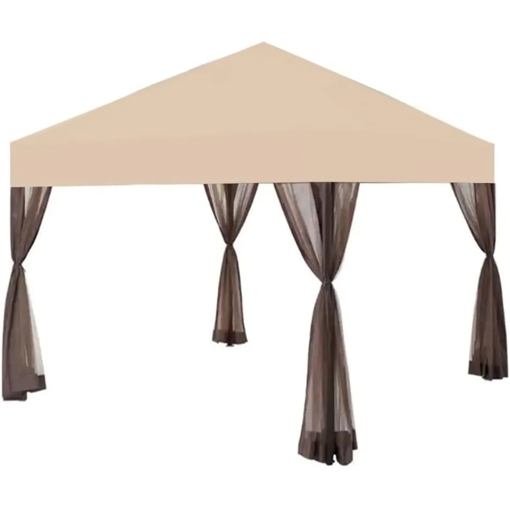 

Сменная верхняя крышка навеса по индивидуальному заказу, совместимая с выдвижной альтанкой The Hampton Bay Stockton 11x11 — обновленная на