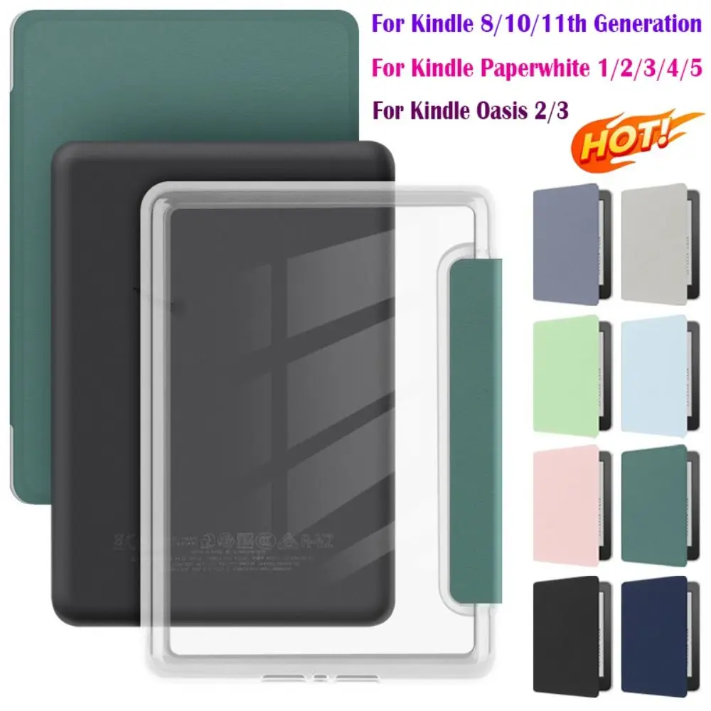 10/11th Generation 6-6.8 inch e-Reader Case Auto Sleep/Wake M2L3EK C2V2L3 Folio Cover for Kindle Paperwhite 1/2/3/4/5 2024