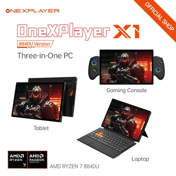 OneXPlayer X1 PRO AMD Ryzen AI 9 HX370 /8840U tableta portátil 3 en 1 consola de juegos para PC 10,95 