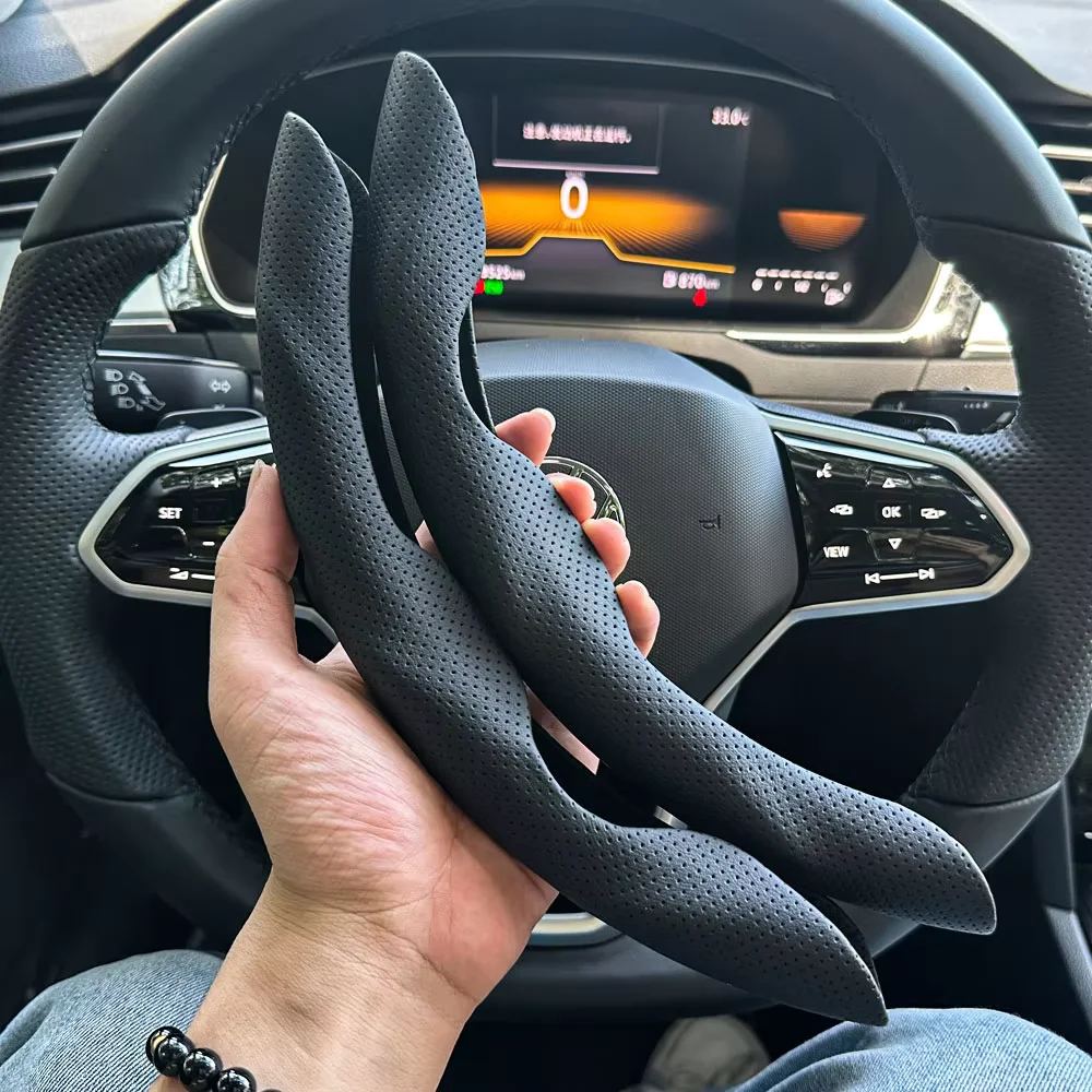 Geeignet für Tesla Rutschfeste Lenkradabdeckung mit Schnalle für Model 3 Y X S Model3 Highland Cybertruck ModelS Plaid Model-X – Detail 12