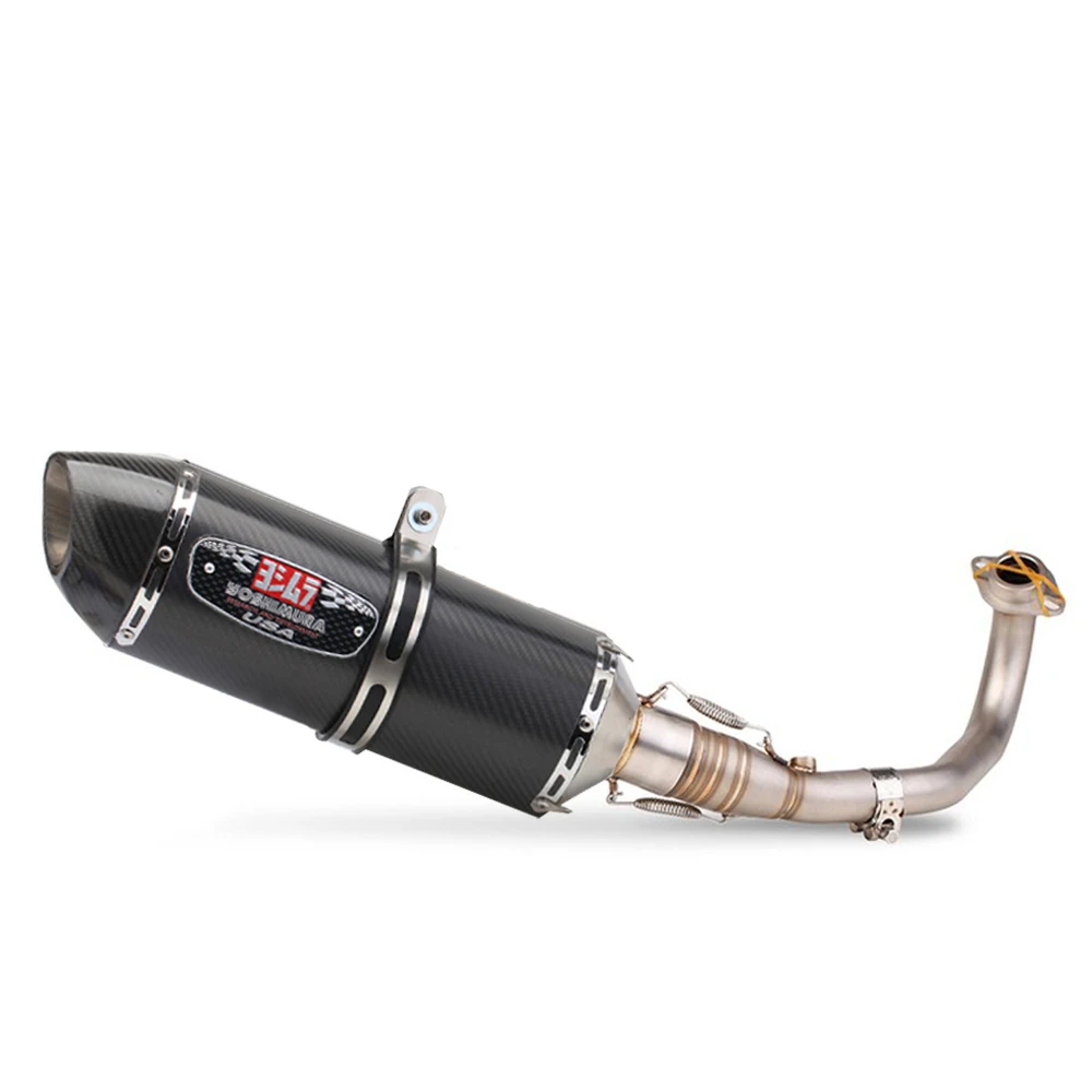 

Motorcycle Exhaust For Yamaha XMAX125 2018-2020 Motorcycle Full System Exhaust Muffler Escape Middle Link Pipe