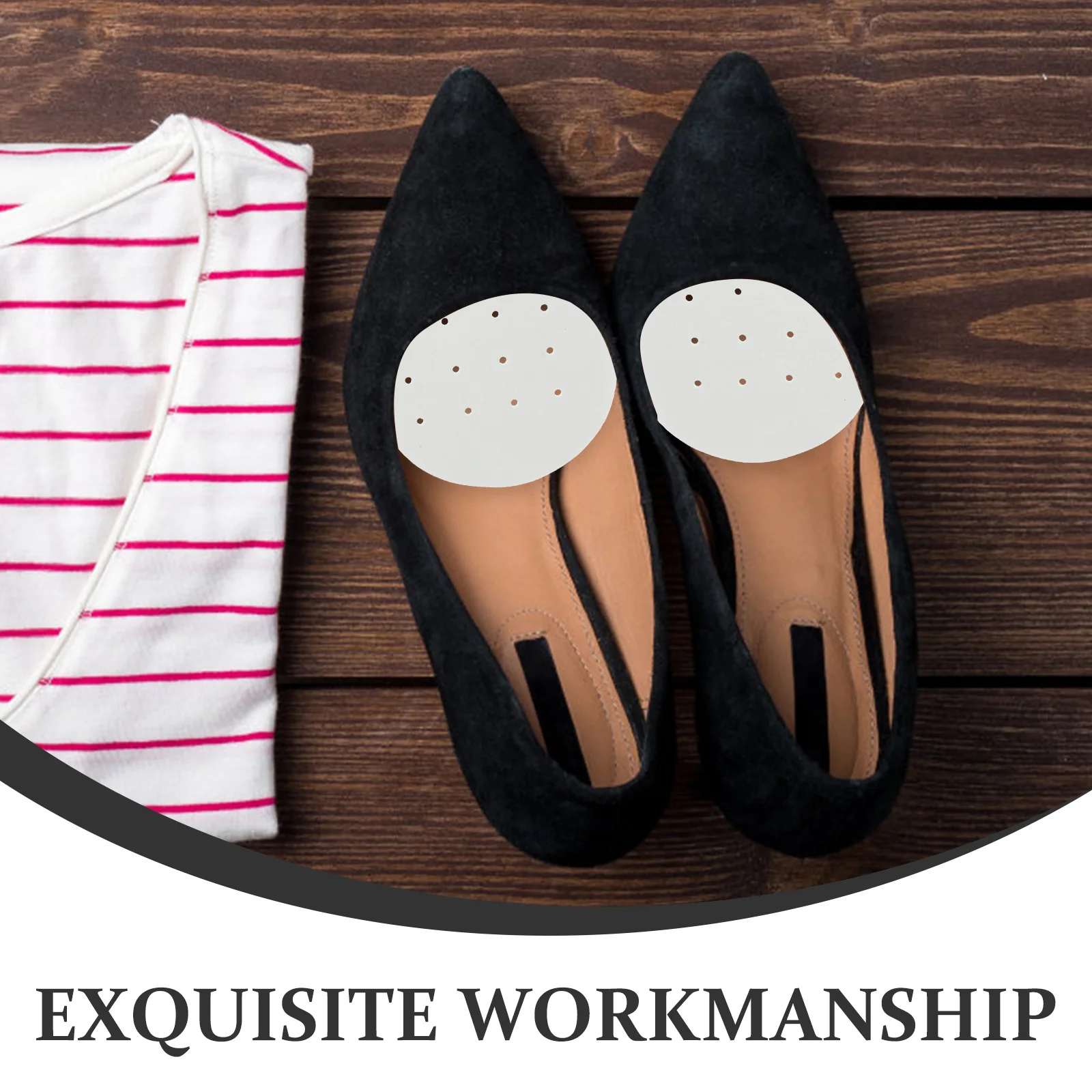 

10pcs Half Insoles Breathable Forefoot Cushion For Shoe Inserts Latex Sponge Foot Pad Reduces Pressure Walking