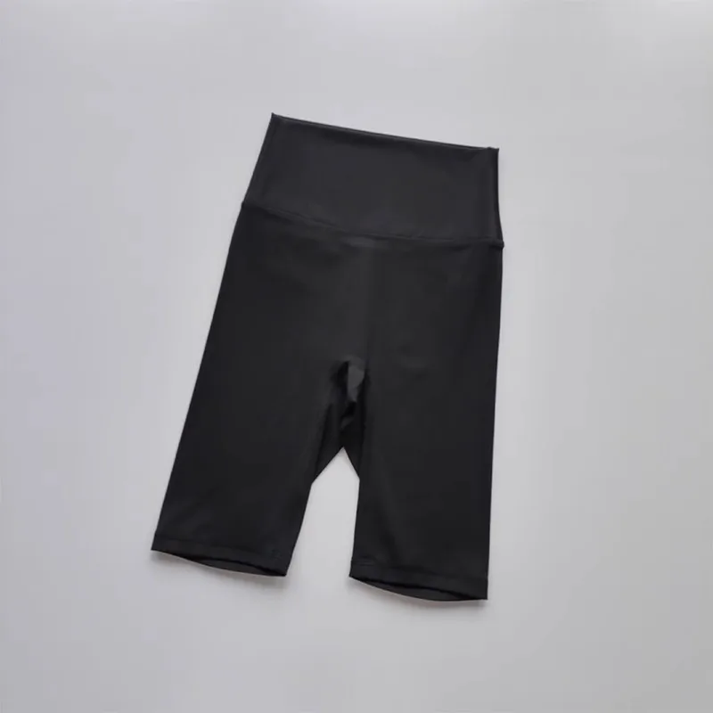 Damen High-Waist Enge Radhose mit „Naked Feeling“-Gefühl, Atmungsaktive Yoga-Sportshorts, Sommer-Laufshorts, Hochwertige Fitness-Shorts – Detail 2