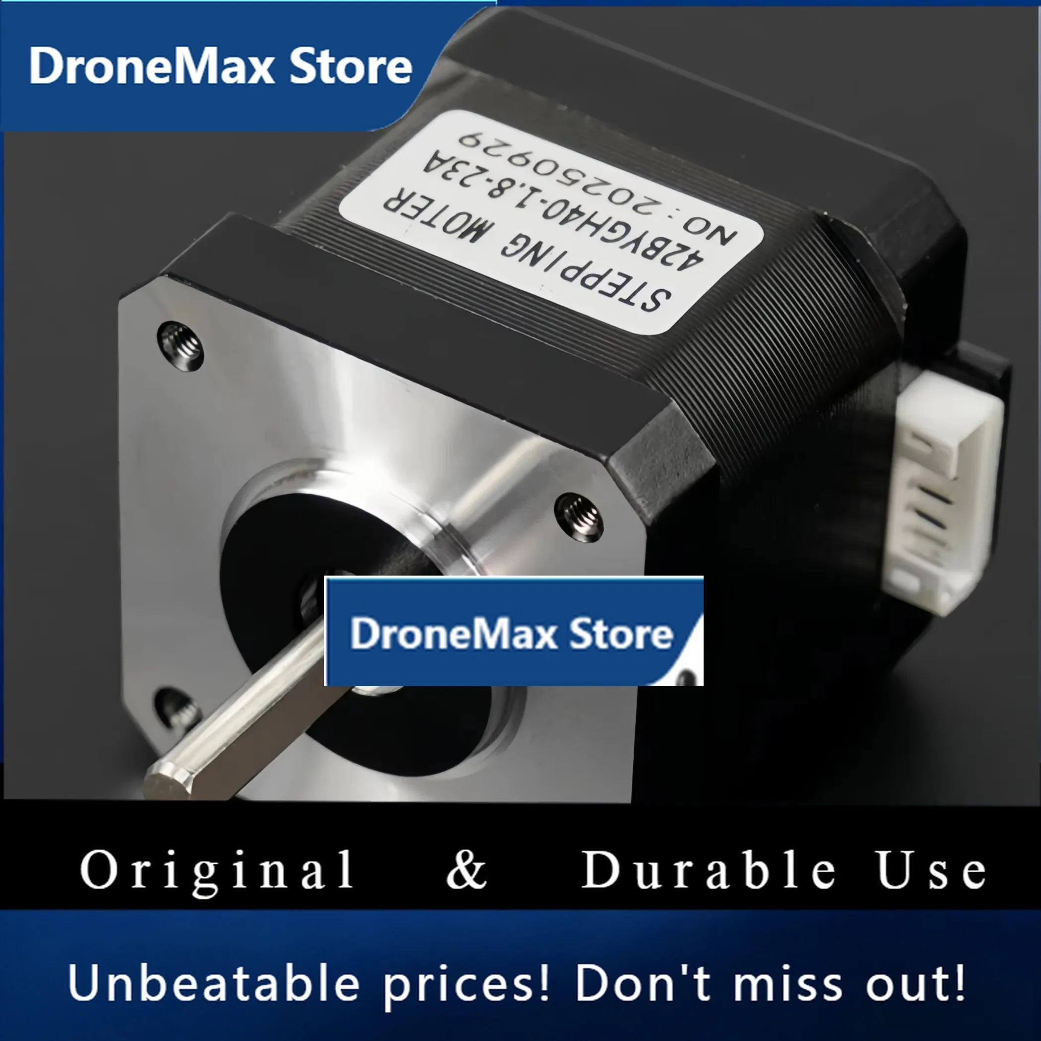 DroMaNEMA17 Stepper Motor 42BYGH40 1.8° 3.6kg·cm 1.7A For 3D Printer Robot CNC With 500mm Cable