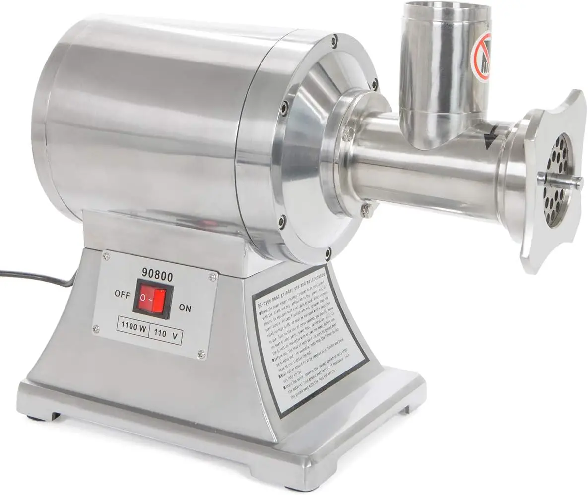 Commercial #12 Meat Grinder w/Cutting Blade 1100W Electric Stainless Steel Mincer Sausage Maker Industrial