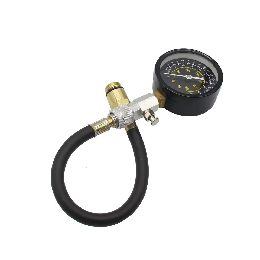 Engine Cylinder Compressions Tester Kit 0-300PSI Pressure Gauge Check Test Tool Automotive Repairing Instrument Tool