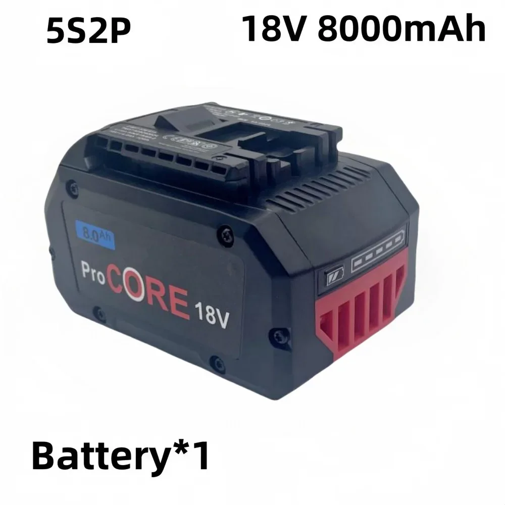 18V 8.0Ah Original Bosch rechargeable battery, suitable for tool BAT609 BAT618 GBA18V80 21700 high-power 5C power battery