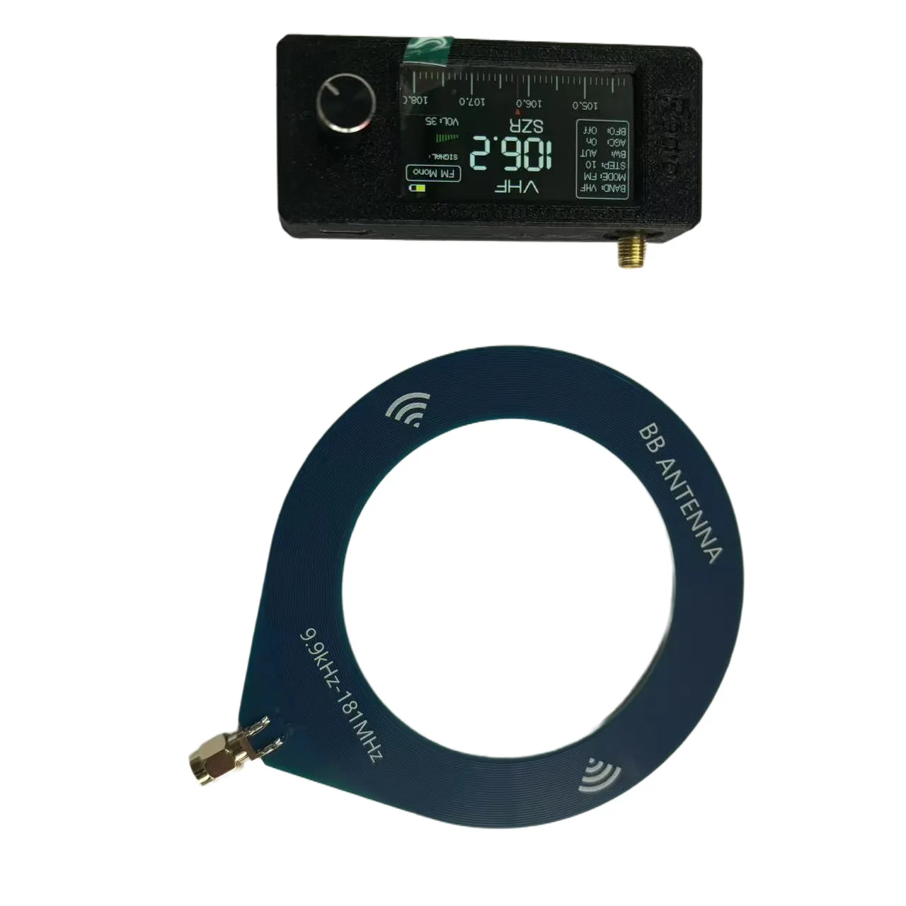 1.9 بوصة IPS شاشة LSB USB AM FM FM/AM راديو مع هوائي 0.5-108 ميجا هرتز SI4732 راديو جيب صغير HF SW MW VHF راديو