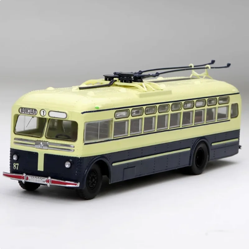 SSM 1/43 Scale Mtb-82d Trolley Bus Alloy Simulation Car Model Classics Adult Collection Souvenir Gift Static Display