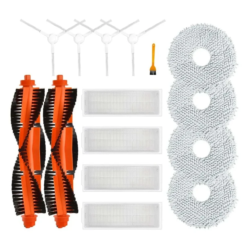 مكنسة كهربائية روبوت لـ شاومى ميجيا ، تنظيف ذاتي ، فرشاة جانبية رئيسية ، فلتر هيبا ، أقمشة ممسحة ، قطع خرقة ، 2 C101