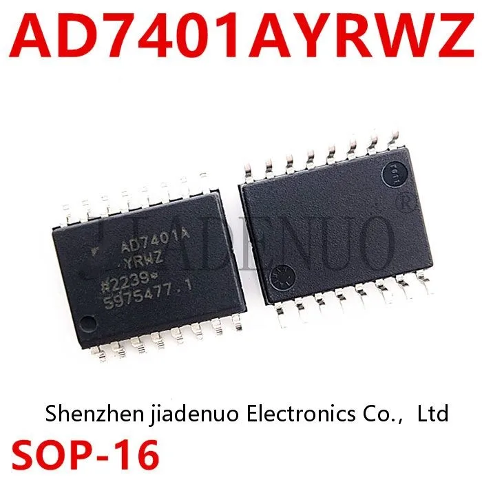 (2pcs)100% New AD7401AYRWZ AD7401AY AD7401A AD7401 SOP16 chipset