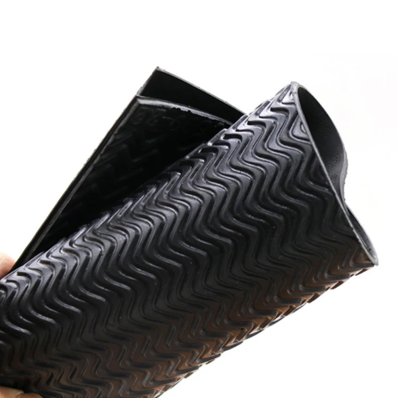 Anti Slip Wear-Resistant Full Shoe Sole Stickers Rubber Shoe Soles Repair Outsoles DIY Shoe Care Bottom Patch Wearable Shoe Pads image 5