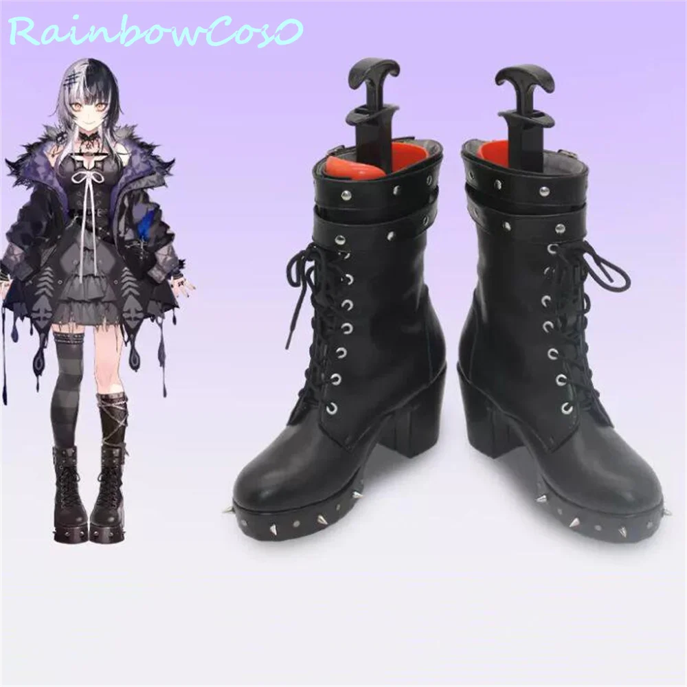 Shiori Novella Shiorin Hololive EN Virtual YouTuber VTuber Cosplay Shoes Boots RainbowCos0 Christmas Game Anime HalloweenW3783