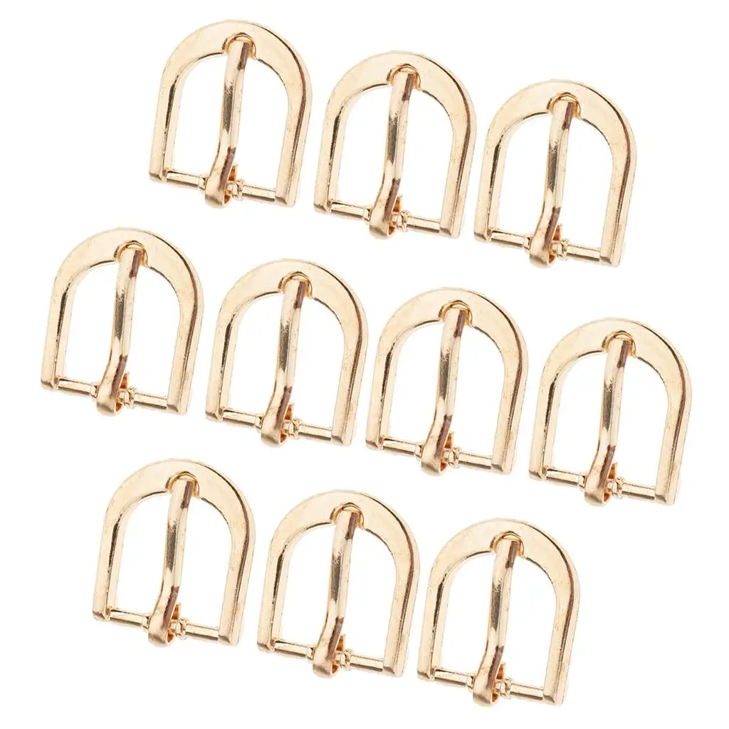 10pcs Fashion Single Prong Roller Buckle Alloy 1 Prong Belt 23x21mm