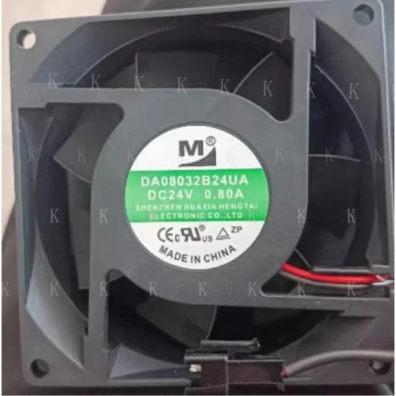 

C 1PCS FOR DA08032B24UA DC24V 0.80A 2-wire silent cooling fan