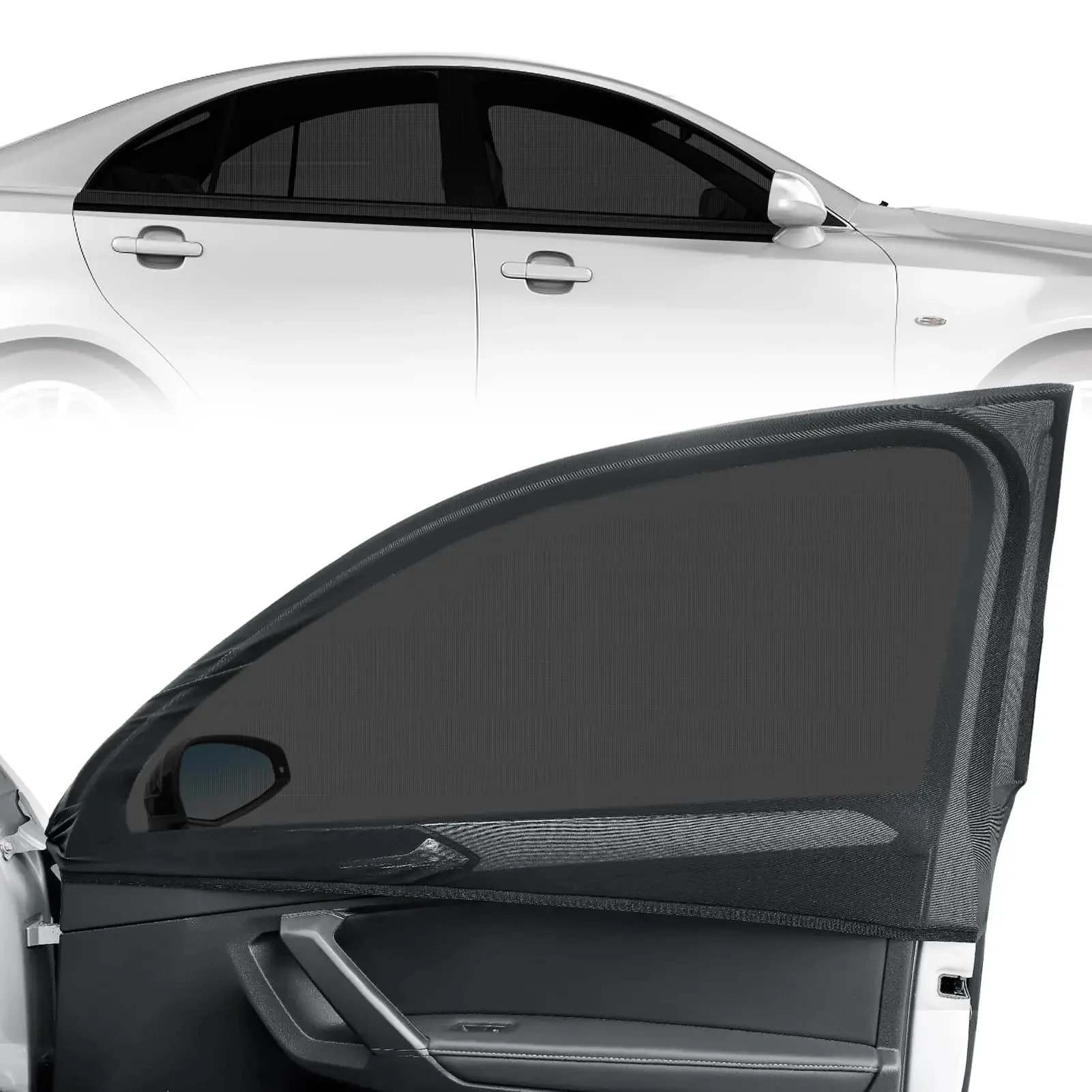 Car Window Mesh Sunshade Heat insulation and Sun Protection Strong Magnetic Sunshade Suitable For Car Side Window Sunshades