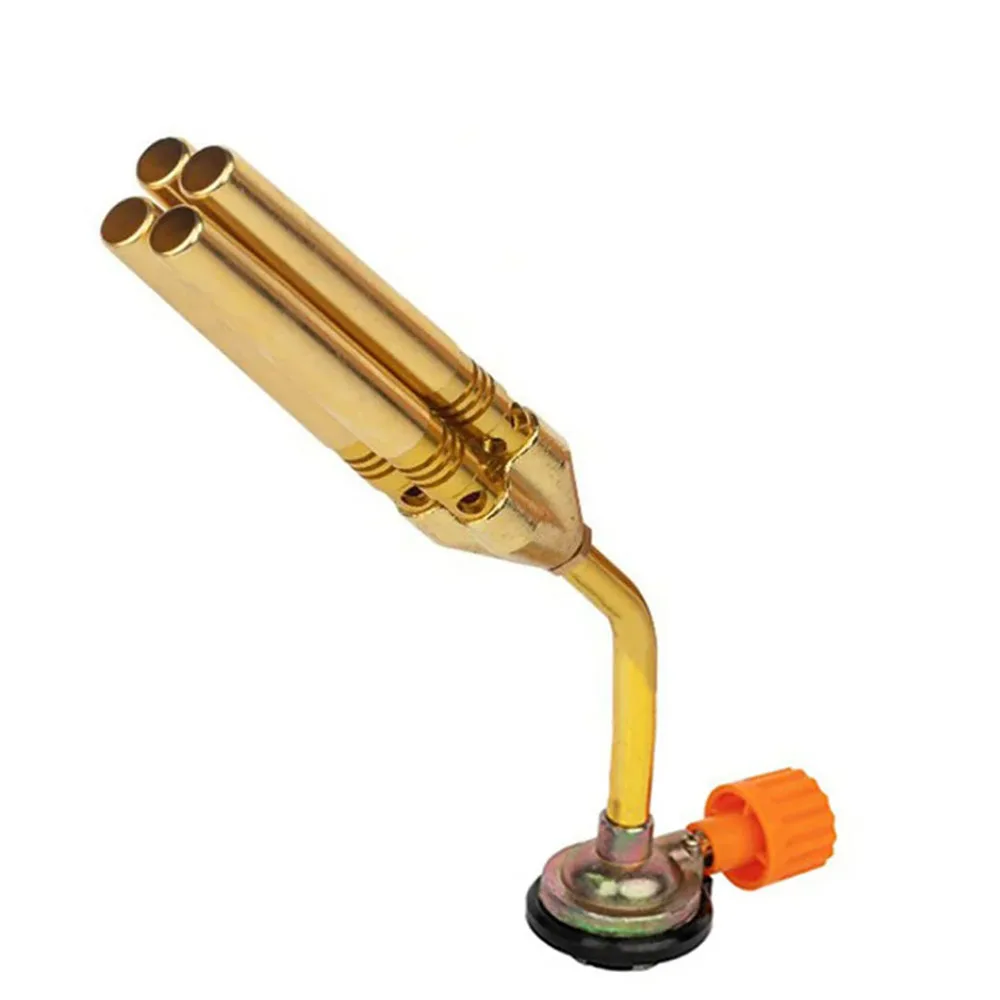

HOT SALE Outdoor Camping Butane Burner G\as Flame Pure Copper Torch Barbecue Pig Hair Barbecue Portable Welding G]un