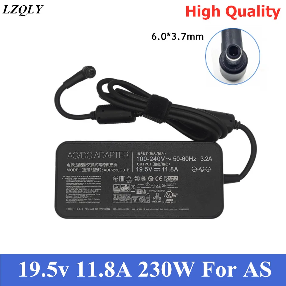 

19.5V 11.8A 6.0x3.7mm ADP-230GB B AC Adapter Laptop Charger For ROG Zephyrus M15 GU502 GU502LWS GU502LU GU502LW GU502LV