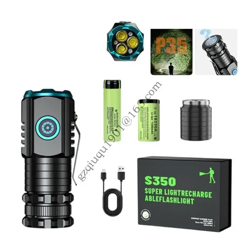 

Перезаряжаемые фонарики супер яркости фонарики светодиодные мини -тактические флэш -светильники для аварийного H05A