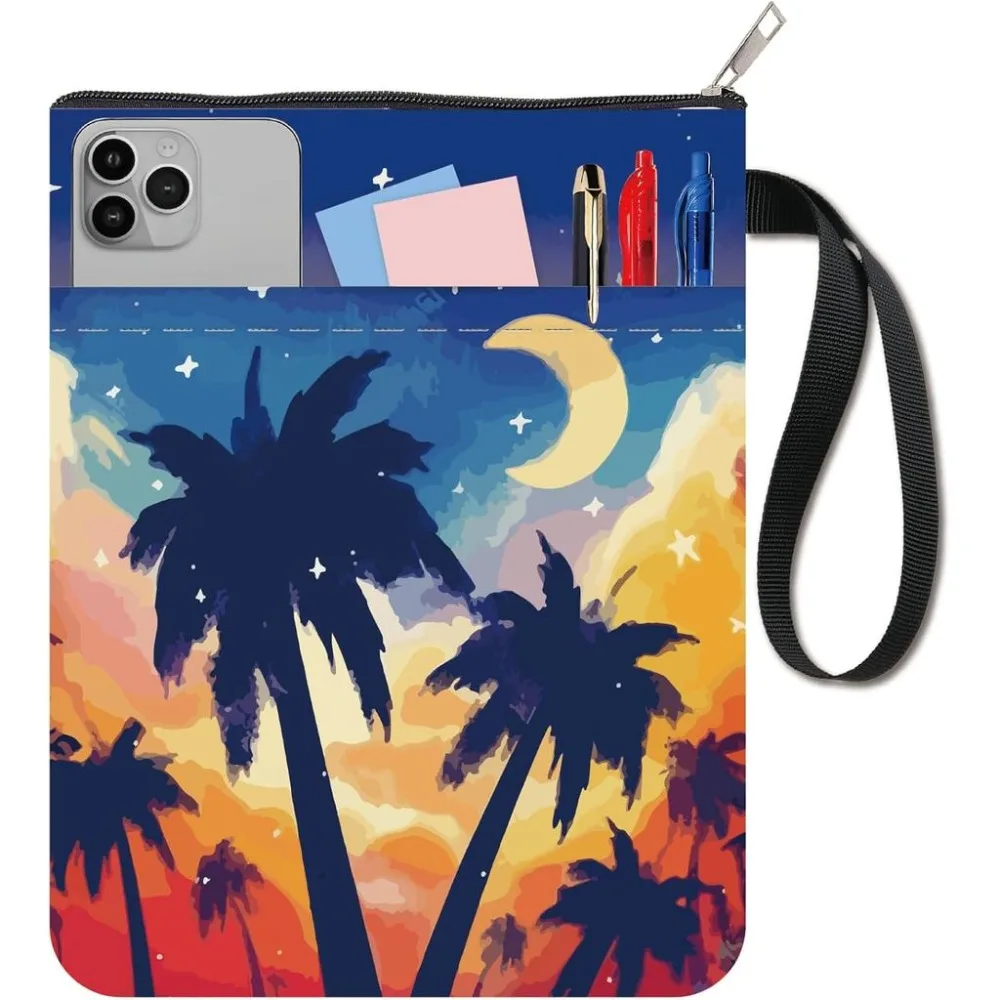 

Cloth Book Cover Notebook Wraps Rectangle Coconut Tree 280x220mm