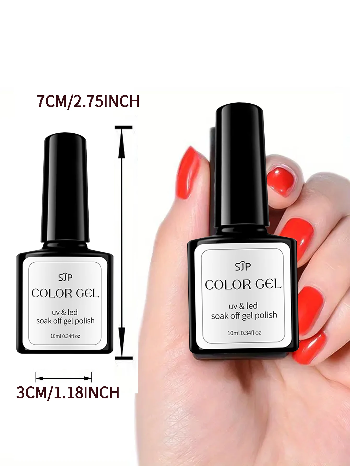 1/5개 가을 겨울 할로윈 네일 폴리쉬 세트 UV 젤 네일 아트 매니큐어 참 DlY 매니큐어 프렌치 팁 네일