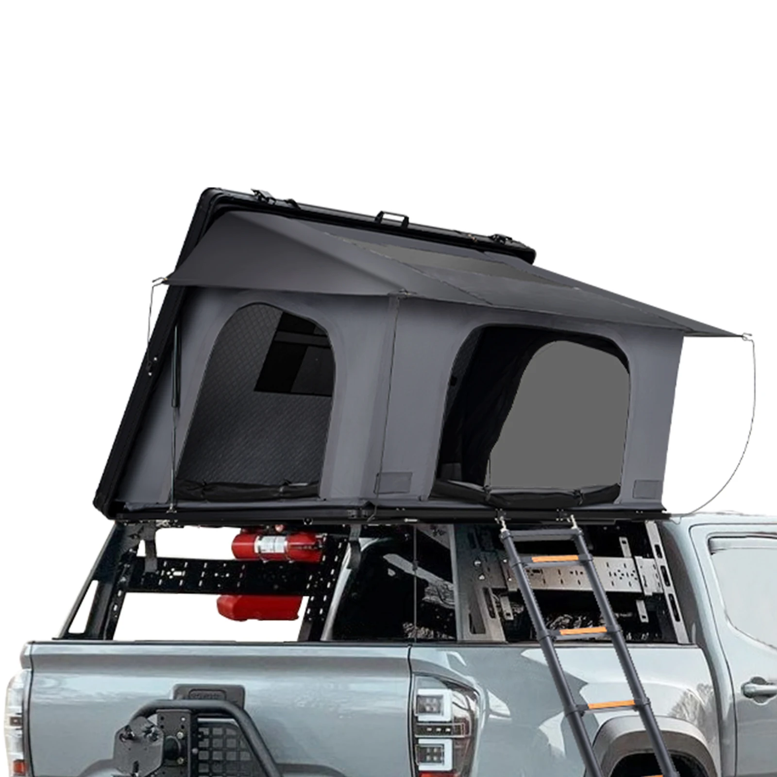 

SAN HIMA 1-3 Person Waterproof Lightweight Aluminum Hard Shell Rooftop Tent Camping Outdoor Triangle Car Roof Top Tentcustom