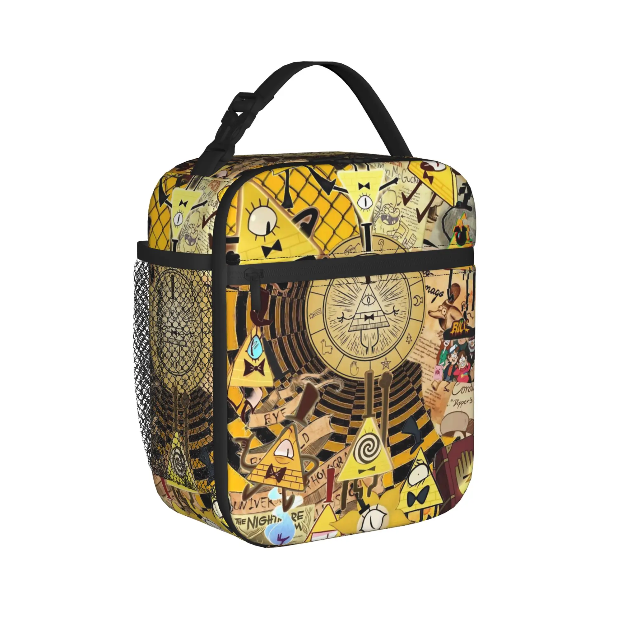 G-Gravity Falls Accessories Insulated Lunch Bag For Picnic  Food Container Leakproof Thermal Cooler Lunch Boxes