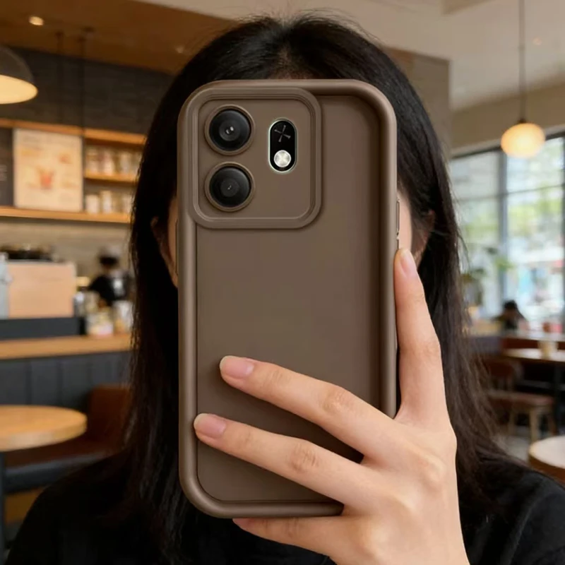Ultra Thin Finger Matte Case for itel A100C Silicone TPU Cover for Alcatel 3X 2019