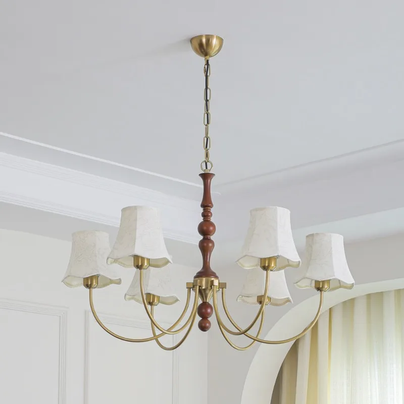 em estilo antigo, as luzes da sala de jantar são de luxo retrô e leve, as luzes principais são avançadas, lâmpadas do quarto de estudo