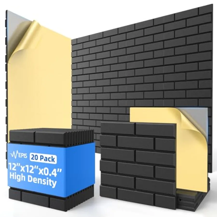 Acoustic Panels with Self Adhesive, 12