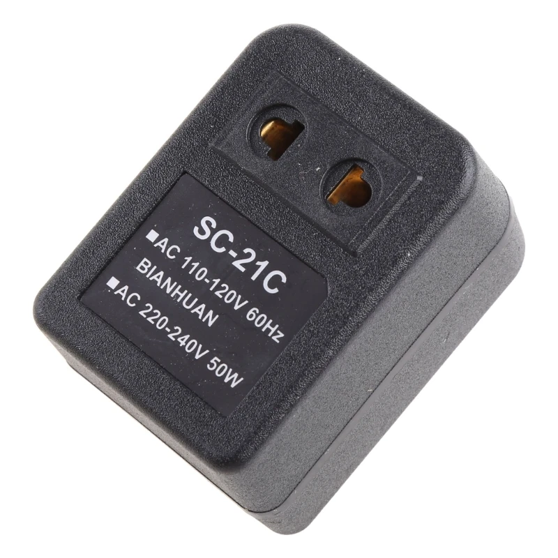 Newest Step Up Voltage Converter Adapter 110V US to 220V US EU Black 1 Pc DropShipping