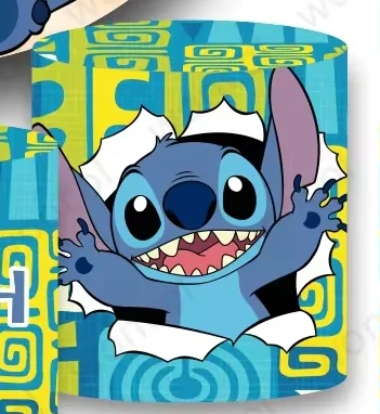 Lilo & Stitch Round Backdrop Child Birthday Backdrop Lilo Stitch Cylinder Cover Baby Shower Decorations Photo Studio Props