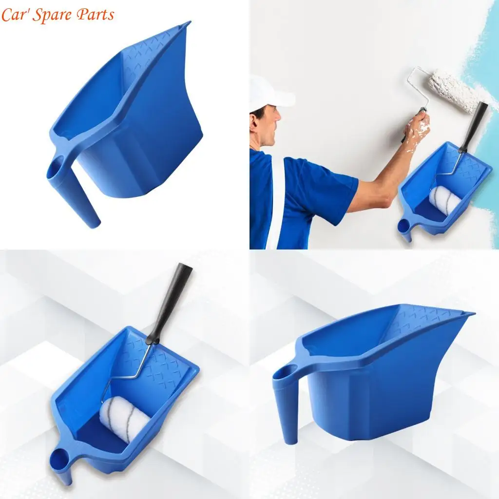 

Y4UA Paint Bucket with Handle Paint Tray for Car Body Paint Repair Organizers Tray