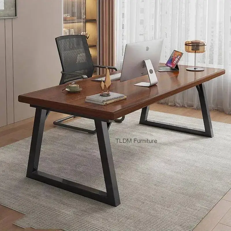 

Executive Luxury Office Escritorio Desk Minimalist Motion Desk Sofa Side Room Table Office Oficina Accessories Trendy Furniture