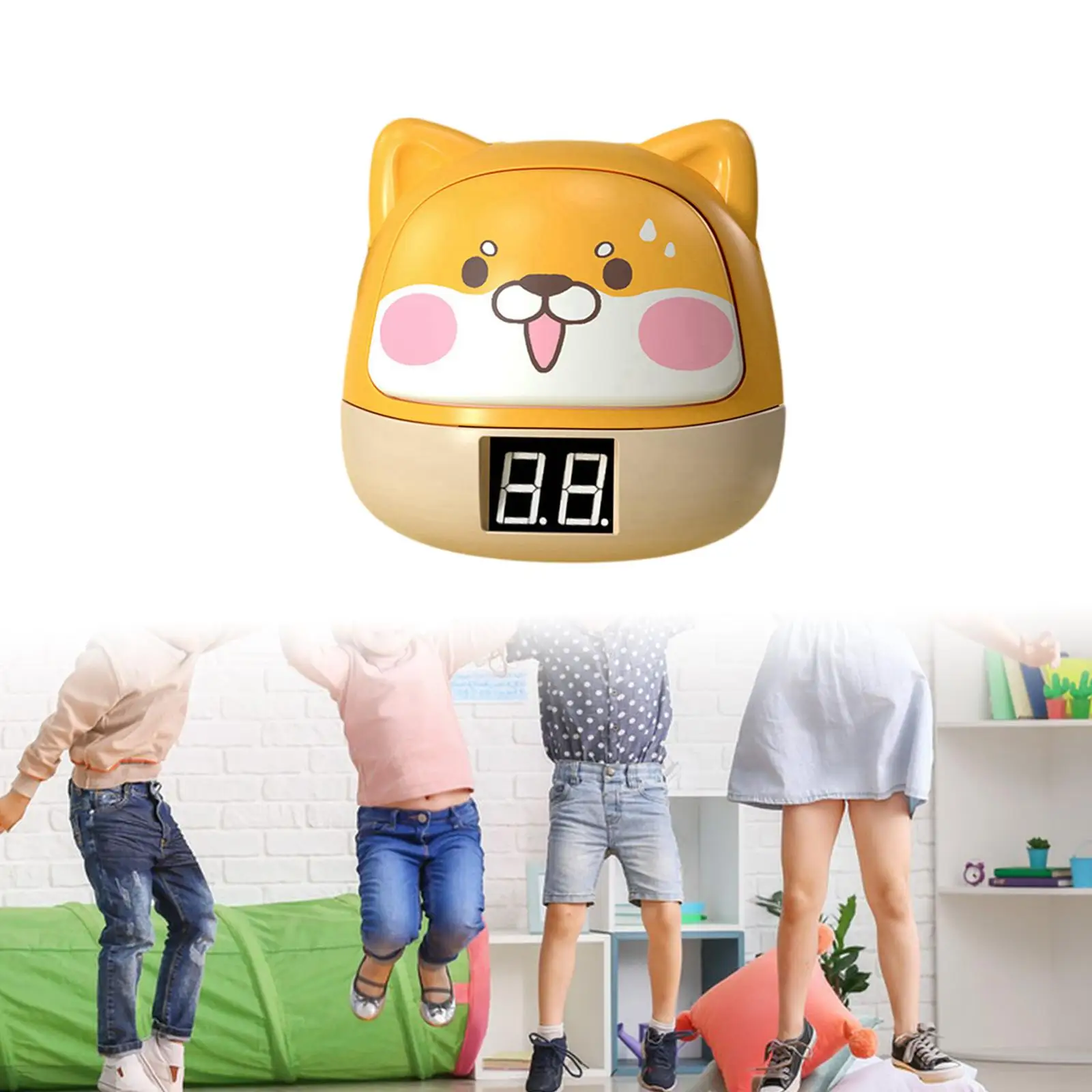 

Touch High Jump Counter Parent Child Interactive Toy Bouncer Exercise Exercise