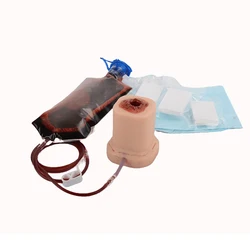 Gunshot Wound Pack Task Trainer Silicone Bleed Simulator Tactical Medical Model Simulador De Hemorragia