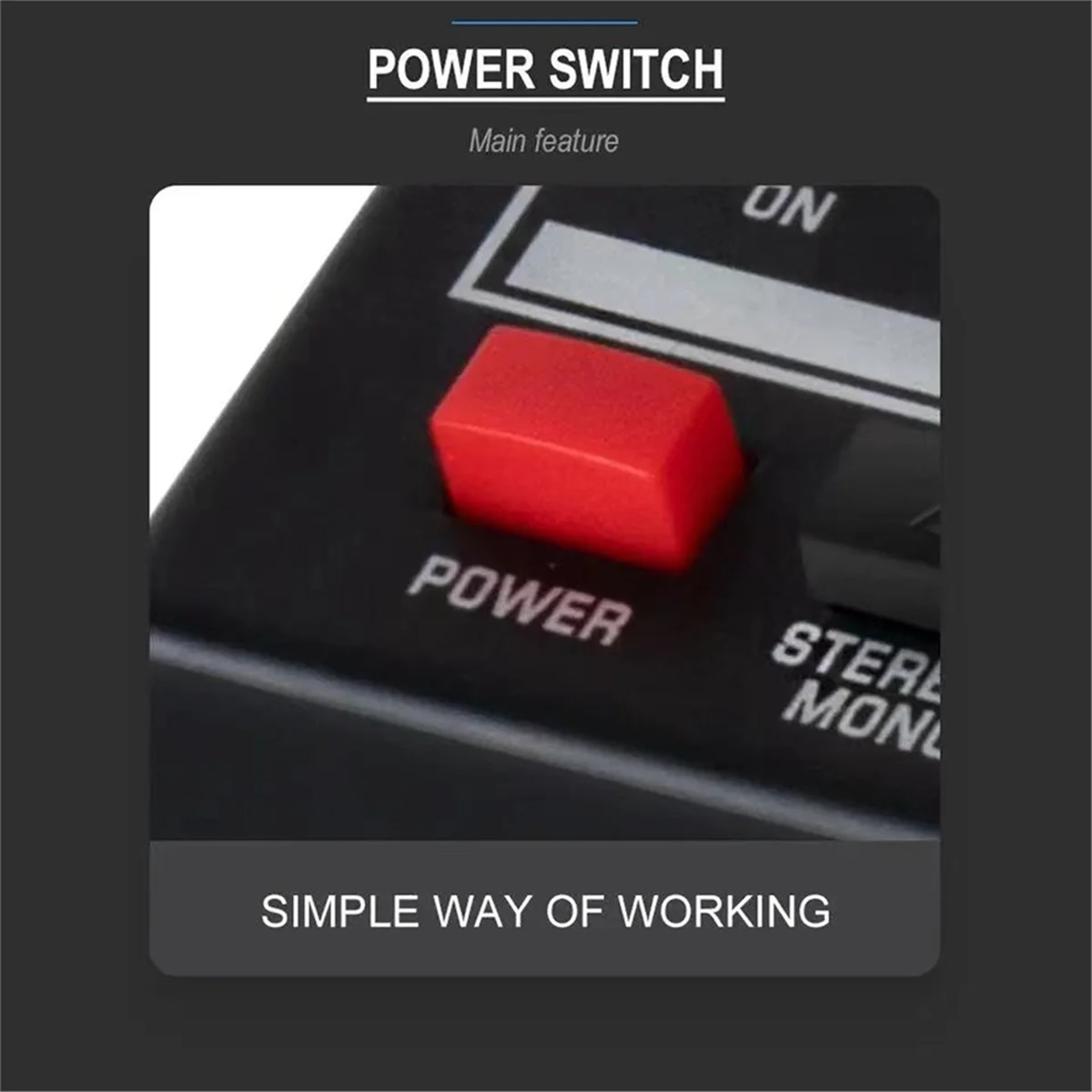 A51I Monitor a 8 canali Stereo/Mono Switch Amplificatore per cuffie Mixer a rumore ultra-basso Amplificatore per cuffie Distributore di segnale